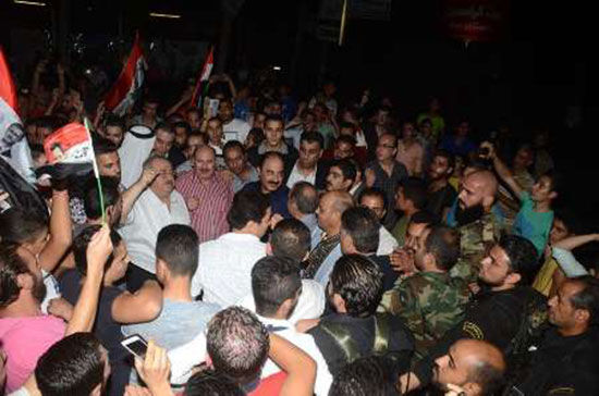 جشن شهروندان حلب در آستانه آزادسازی کامل