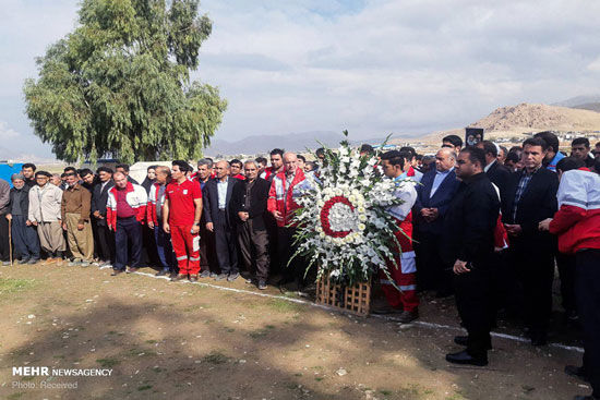 مراسم سالگرد جانباختگان زلزله سرپل ذهاب