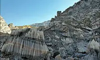 گنبد نمکی زیبا در دل زاگرس +عکس