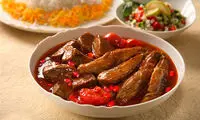 شامِ خوشمزه‌ی «یلدا»؛ خورش انار و بادمجان
