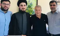 احمد خمینی به عیادت علی پروین رفت