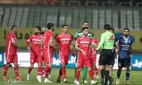 درگیری شدید بعد از گل سوم پرسپولیس