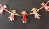 ریسه عروسک نمدی مخصوص اتاق کودک