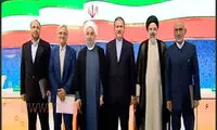 عکس یادگاری 6 کاندیدا بعد از آخرین مناظره