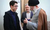 دیدار شطرنج‌باز ایرانی با رهبر انقلاب