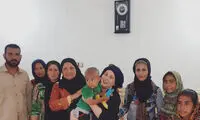 بهنوش بختیاری در منزل سیل‌زدگان