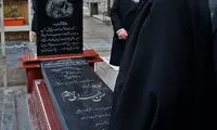 عکس: رهبری بر مزار شهید طهرانی مقدم