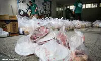 تهیه و توزیع سبد مواد غذایی برای نیازمندان