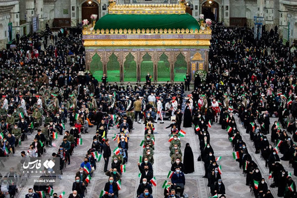 تصویری از حرم امام که از دید دوربین‌ها پنهان ماند!