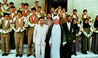 مریم میرزاخانی در کنار آیت‌ الله هاشمی