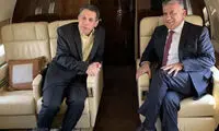 نزار زکا هنگام خروج از ایران