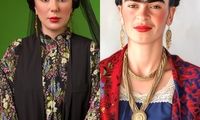 مرجانِ «نون خ»، با گریم به سبک فریدا جلب‌توجه کرد!
