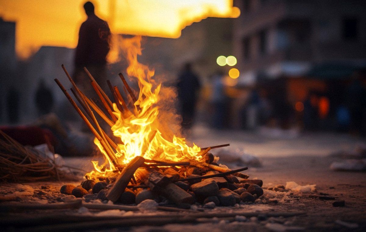 یک تصویر خاطرهانگیز از چهارشنبهسوری در دهه ۷۰