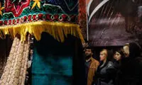 عزاداری به سبک مدرن با آرایش عجیب!