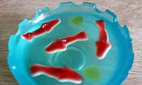 طرز تهیه ژله حوض ماهی