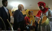 پوشش جالب مهمانان آفریقایی در دیدار با ظریف
