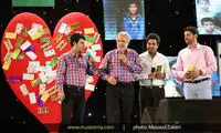شب اشک و لبخند دو هنرمند +عکس