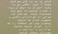 عذرخواهی بختیاری‌زاده بابت تندی به کنعانی‌