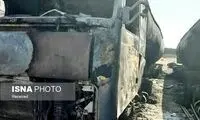 مهار آتش‌سوزی در گمرک دوغارون