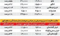 تفاوت قیمت میوه در میادین و سطح شهر