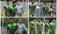 قاب دلنشین سرخابی در تمرین تیم‌ ملی