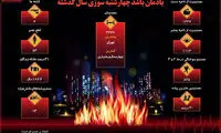 اینفوگرافی: آمار کشته‌ها چهارشنبه‌سوری ۹۶