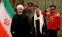 استقبال امیر کویت از روحانی