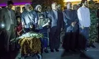 پیکر شهید حسین ادبیان وارد کرمانشاه شد