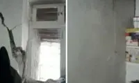 تصاویری از خسارت زلزله قطور