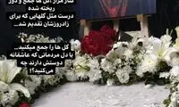 واکنش نوه شجریان به دور ریختن گل‌های سرمزار