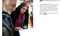 نرگس محمدی در پشت صحنه «ستایش»