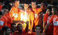 جشن تولد ماهینی در تمرین پرسپولیس