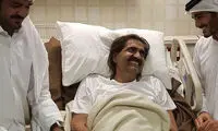 امیر سابق قطر در بیمارستان آفتابی شد