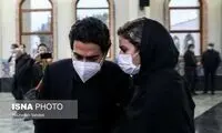 سحر دولتشاهی و همایون شجریان در بهشت‌ زهرا