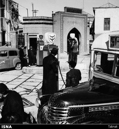 عکس: پمپ‌ بنزینی در تهران 60 سال پیش