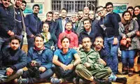 رامین رضاییان در پشت صحنه «عاشقانه»