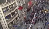 سفره های افطار در «میدان تقسیم» +عکس