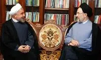 خاتمی به دیدار روحانی رفت +عکس