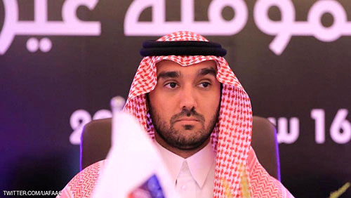 شاهزاده سعودی رئیس کنفدراسیون فوتبال عربی شد