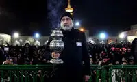عکس: «فرهاد قائمیان» خادم حرم رضوی شد
