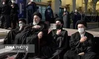 تصاویری از عزاداری متفاوت خاندان امام(ره)