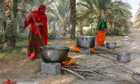 دوشاب پزی در هرمزگان