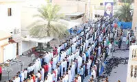 برگزاری نماز عید فطر مقابل خانه شیخ قاسم
