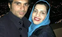 سلفی هادی نوروزی با همسرش