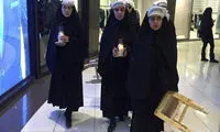 رژه دختران پوشیه‌ پوش در تهران +عکس