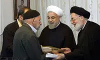 دیدار روحانی با خانواده‌های شهدای دیپلمات