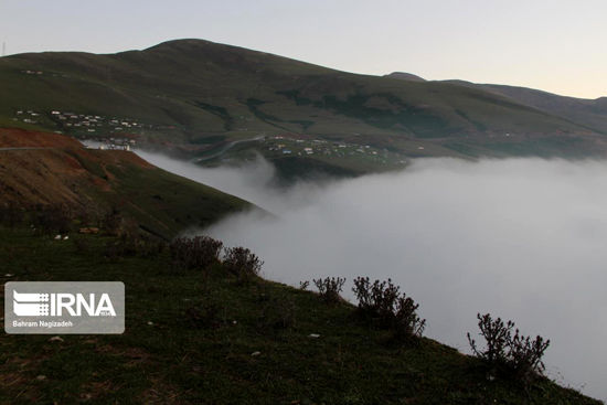 مه و جاده‌ی زیبای خلخال