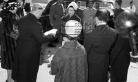 عكس: سفر ملکه انگلیس به ایران سال 1339
