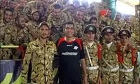 فردوسی پور در پادگان +عکس