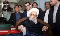 عکس: آیت الله واعظ طبسی یک هفته قبل